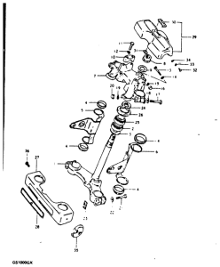 GS1000 Траверса нижняя