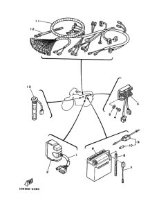 RZ125 Электрические детали