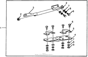 CB750 Antenna mount ii 81-82