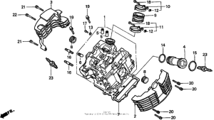 VT1100T Головка цилиндров передняя
