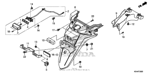 NSS300 (ABS) Задний бампер