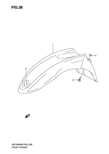 DR125 Переднее крыло