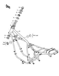KZ1000 Frame comp