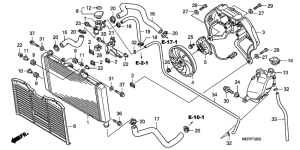 CBF600 (Naked, ABS) Радиатор