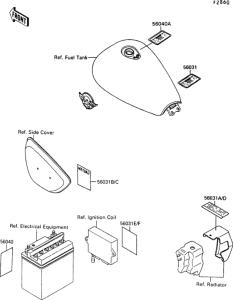 VN1500 Наклейки