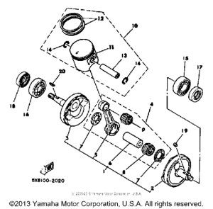 IT175J Crankshaft-piston