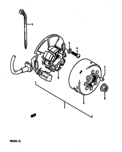 RM250 Зажигание