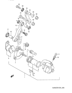 AJ50 Передний суппорт