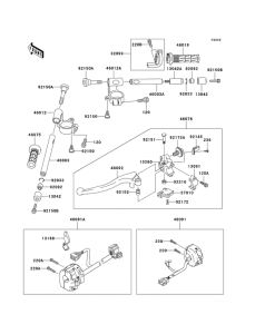 ZX600 Руль