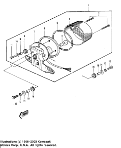 KH400 Taillight unit ass`y
