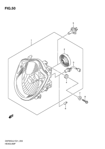 GSF650 (ABS) Фара