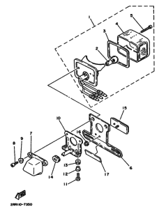 YSR80 YSR80D Taillight unit ass`y