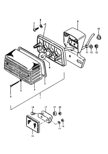 ZR50 Задний комбинированный сигнал