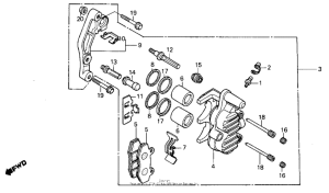  Передний суппорт