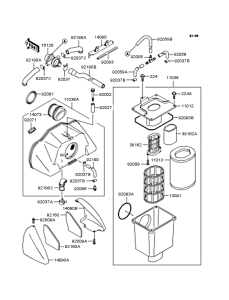 ZR1100 Воздушный фильтр