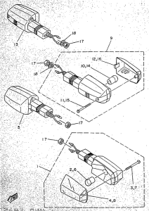 TZR50 Поворотники