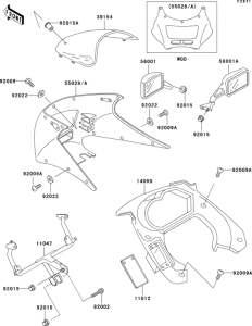 EX250 Обтекатели