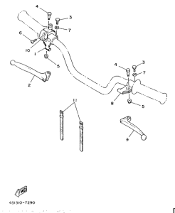 TY80 Handle switch. lever