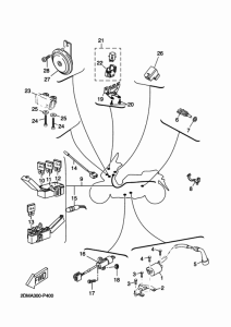 YP125RA (ABS) Электрика 2