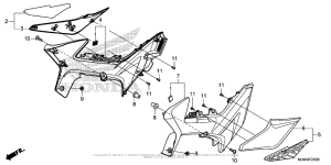 CB500X (ABS) Боковые обтекатели