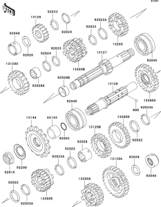 KLE500 Трансмиссия
