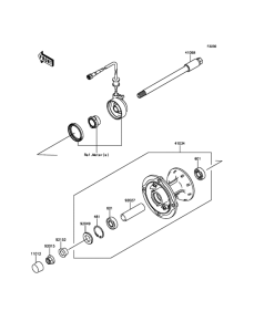  Переднее колесо