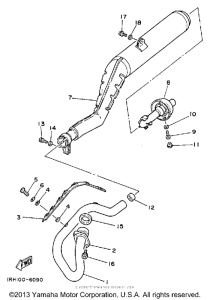 TT225T Выхлопная система