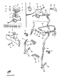 XVZ12TD Главный тормозной цилиндр