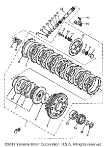 XJ650H Сцепление