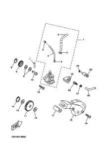 DT50R Масляный насос