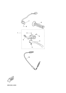DT50RSM Handle switch. lever