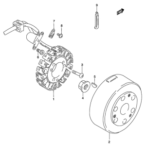 GZ250 Зажигание