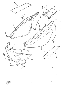 CW50RSX Боковые обтекатели