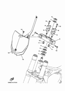 YZ125 Управление