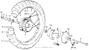 MR50 Переднее колесо