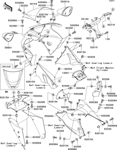 ZX1200 Обтекатели