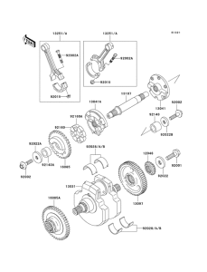 VN1500 Вал коленчатый