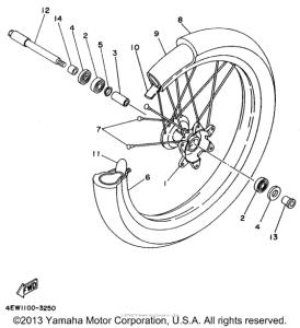  Переднее колесо