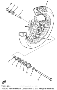  Переднее колесо