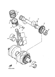 XS250 ｸﾗﾝｸｼﾔﾌﾄ.ﾋﾟｽﾄﾝ
