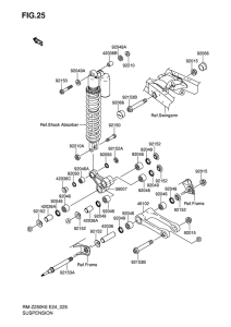 RM-Z250 Suspension ignition coil