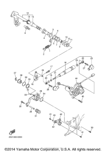 FJR13AEVC Вал переключения