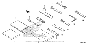 CB500F (ABS) Инструмент