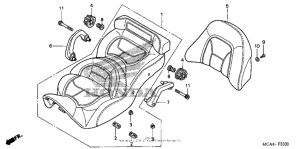 GL1800 Сиденье