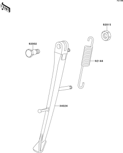 ZR1100 Подножка