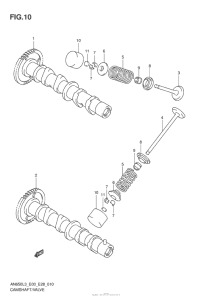 AN650 Распред вал / клапана