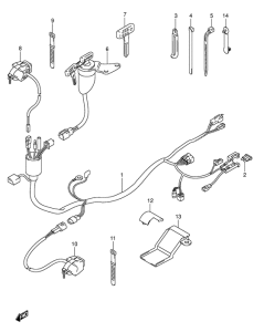 DR-Z400 Жгут проводов