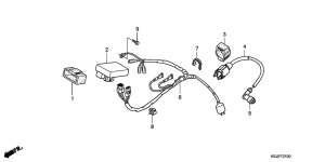 CRF100F Harness wire