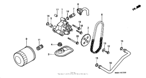 VT1100C Масляный насос
