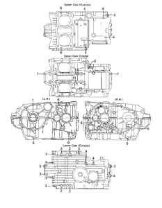KZ1000 Crankcase bolt & stud pattern